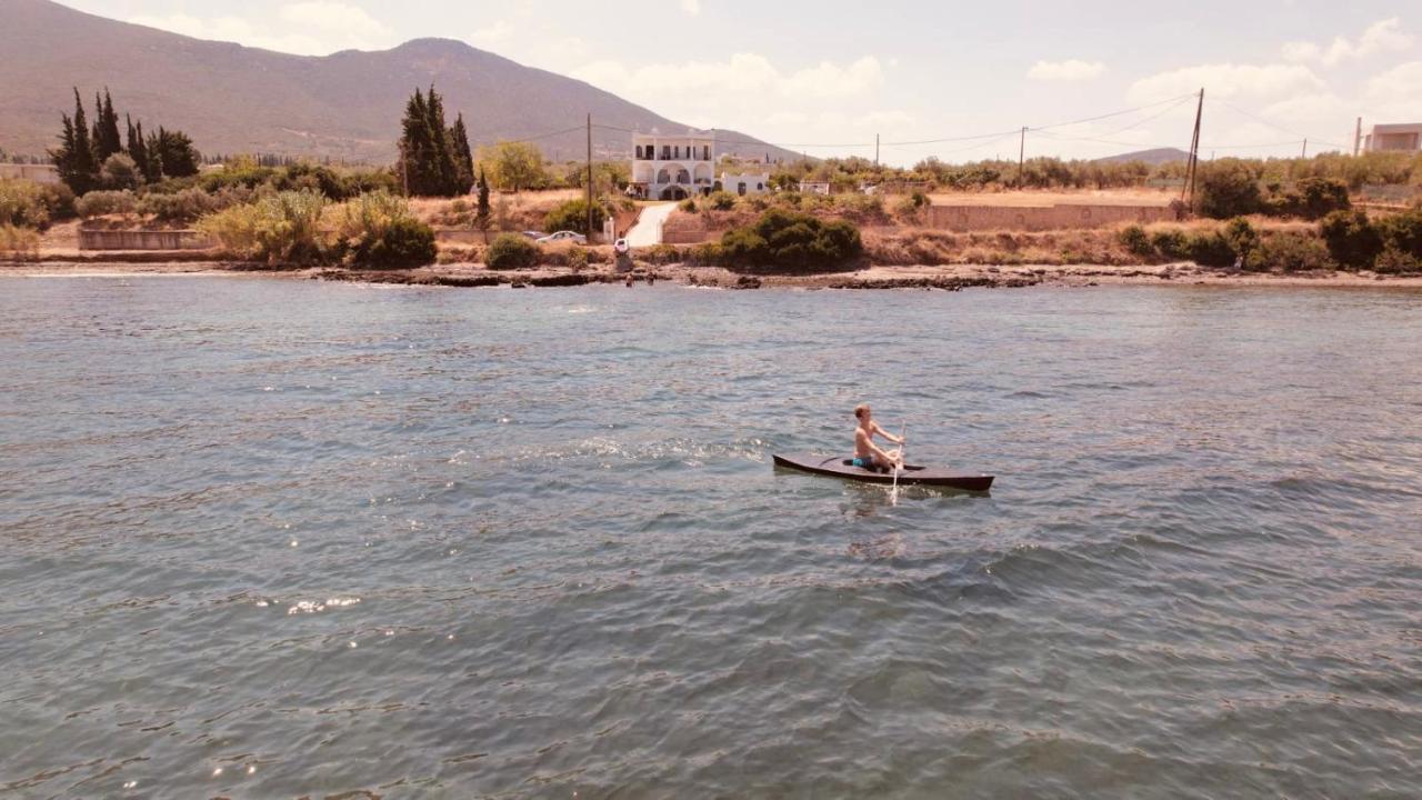 Magic House At Halkida 1M From The Beach! Leilighet Chalkís Eksteriør bilde